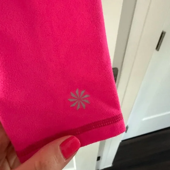 Athleta Hot Pink Long Sleeve Shirt - Picture 4 of 5